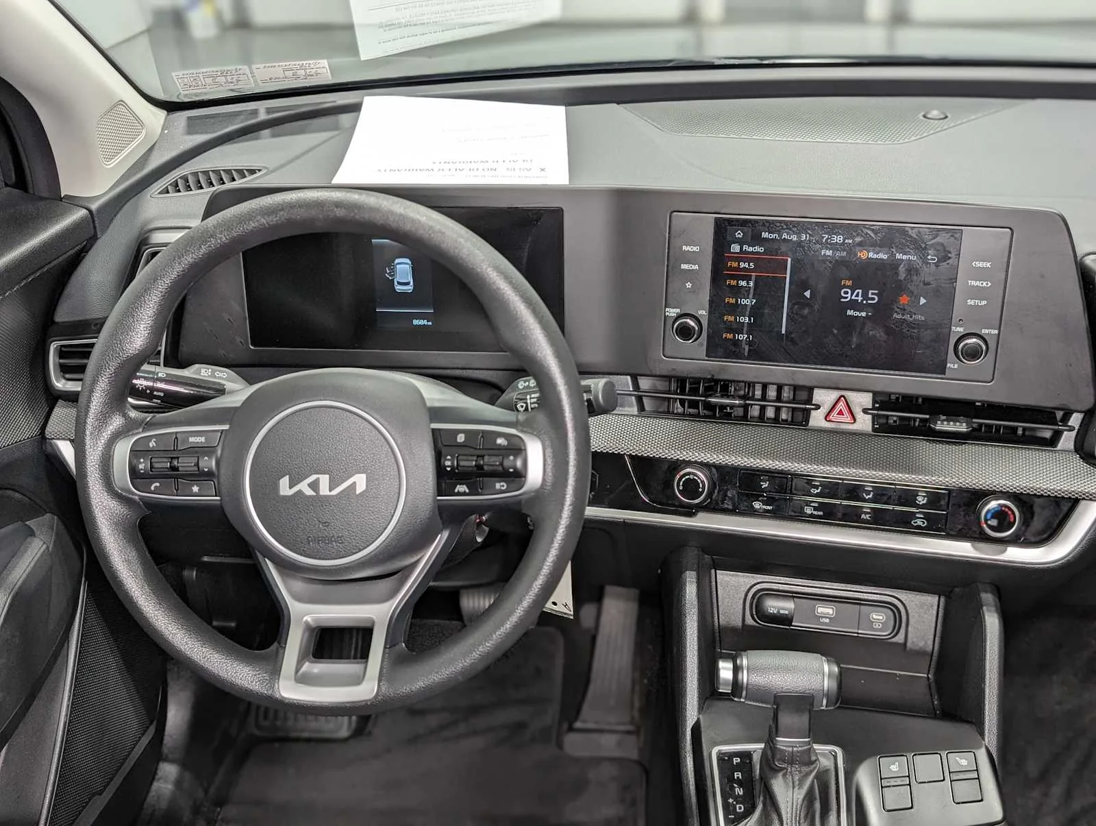 Used 2025 Ebony Black Kia LX image 5
