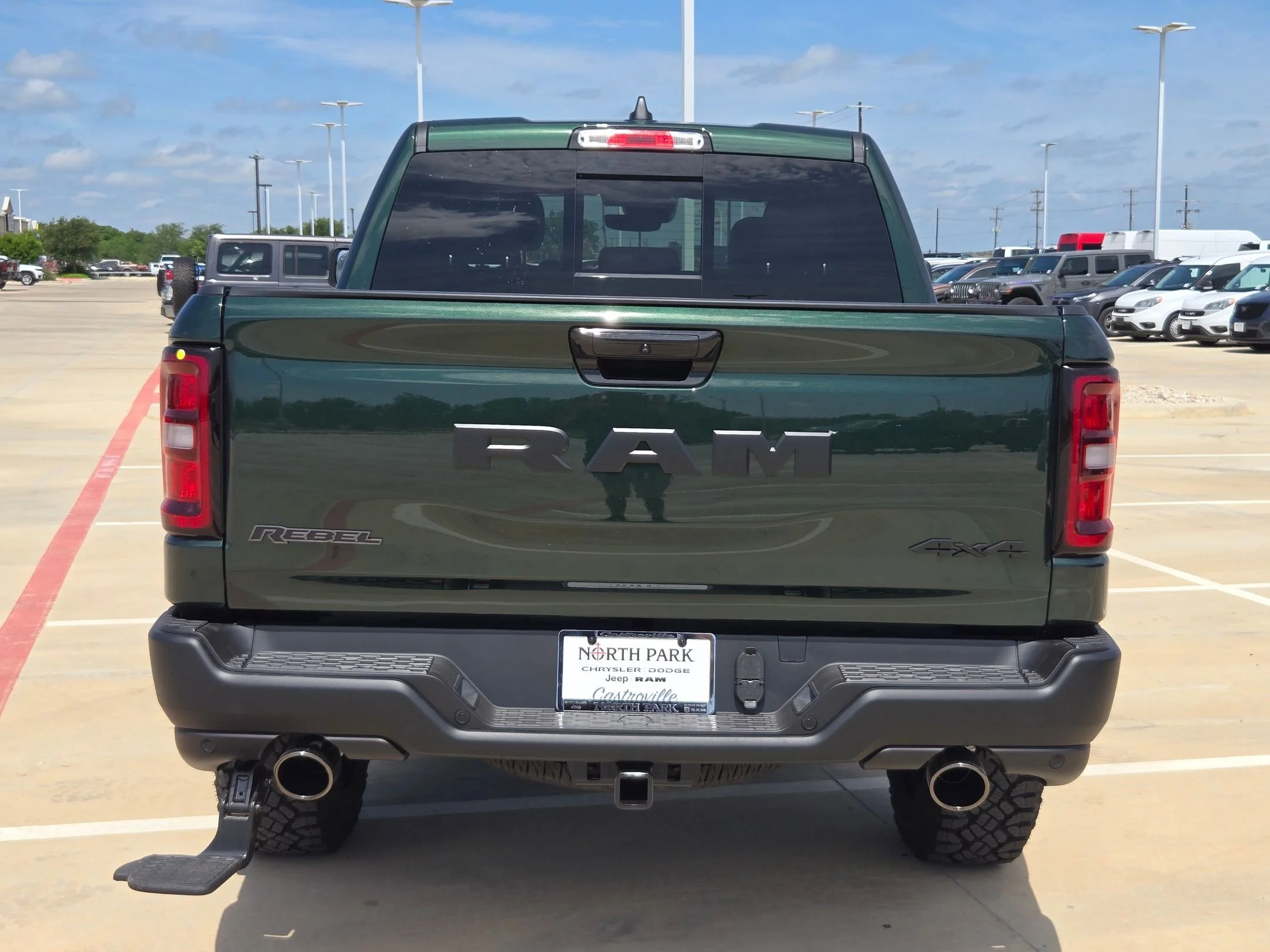 New 2026 Serrano-Green Metallic Exterior Paint RAM Rebel image 4