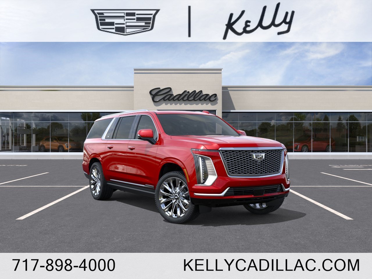 New 2026 Radiant Red Tintcoat Cadillac Platinum Luxury image 1
