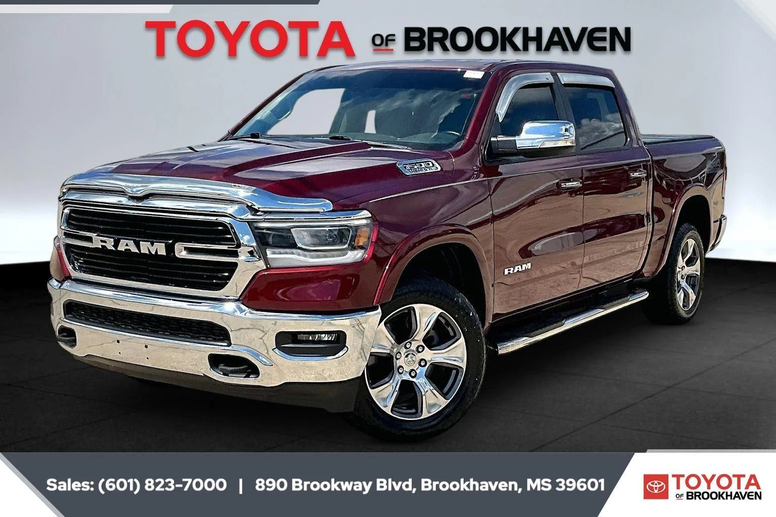 Used 2020 Delmonico Red Pearlcoat Ram Laramie image 10