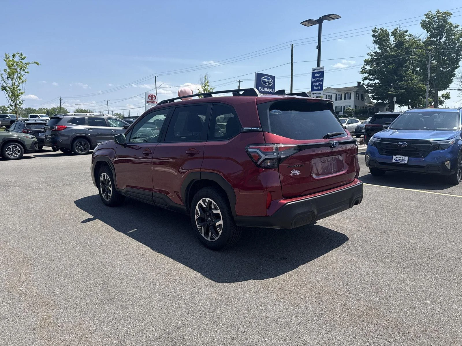 Used 2025 Crimson Red Pearl Subaru Premium image 5