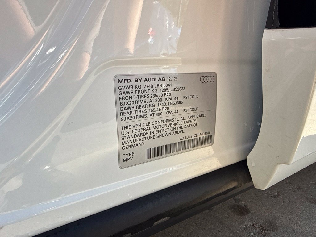 Used 2024 Glacier White Audi Premium Plus image 30