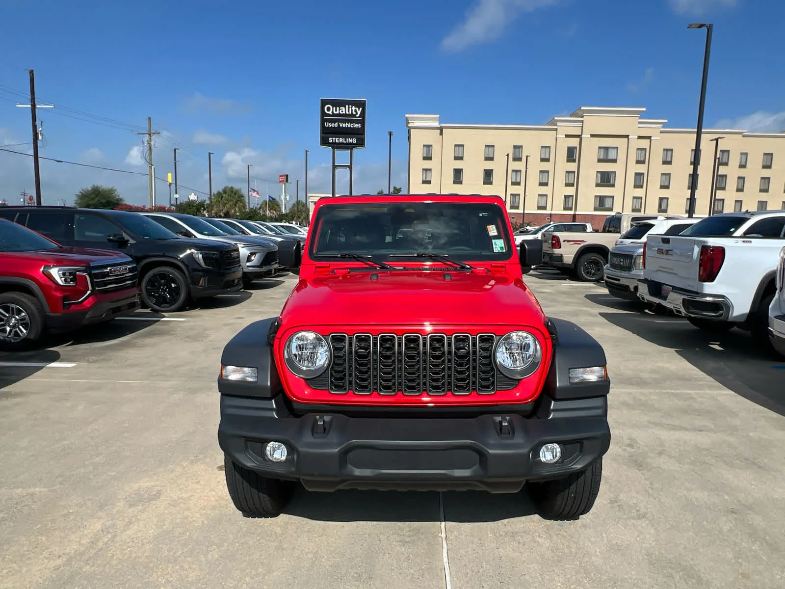 Used 2025 Firecracker Red C Jeep Sport S image 2
