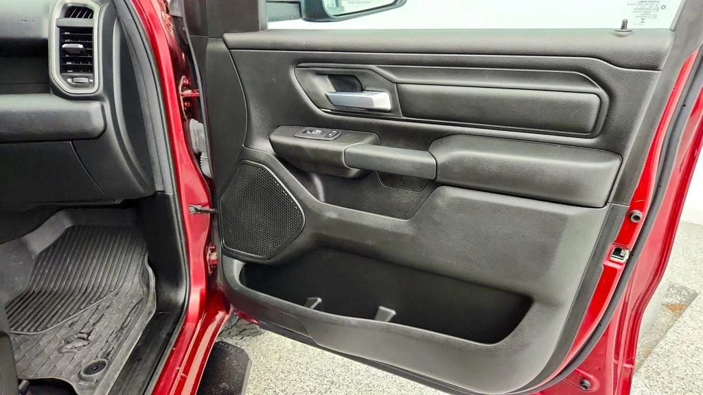 Used 2024 Delmonico Red Pearlcoat Ram Tradesman 4x4 Crew Cab 5