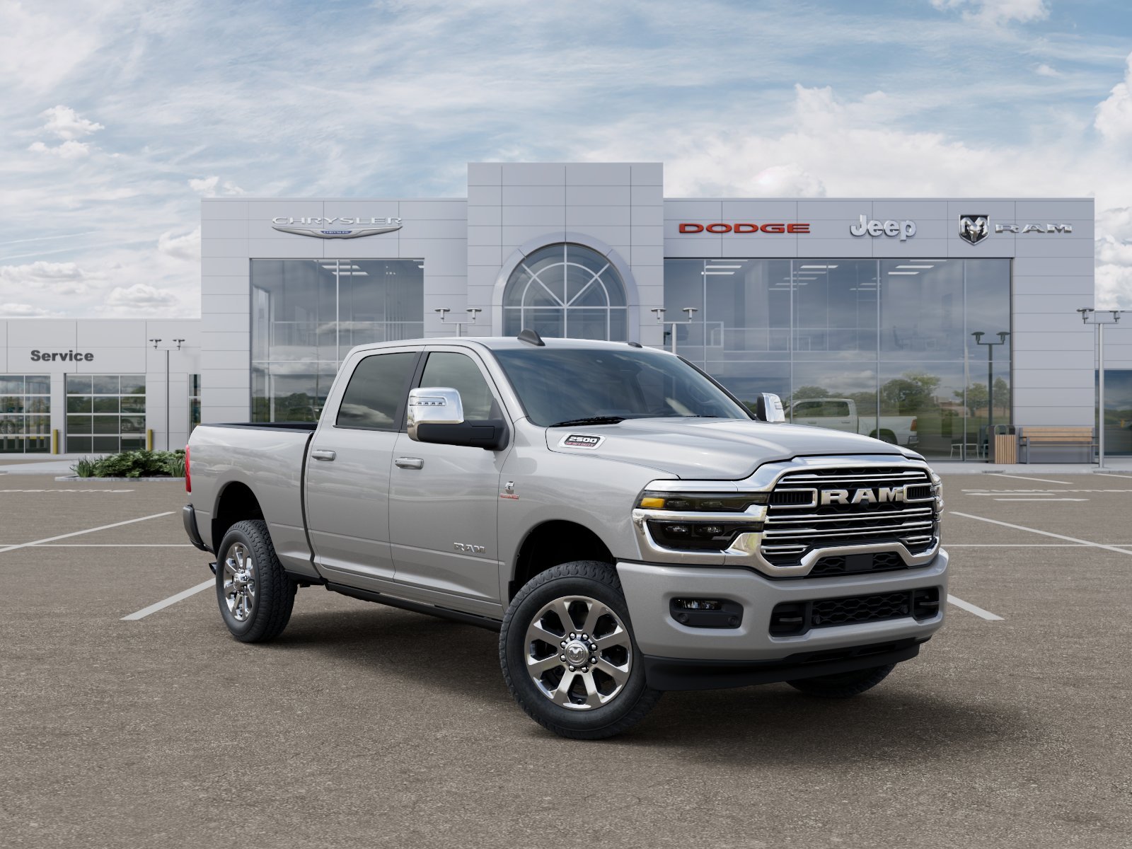 New 2026 Silver-Zynith Exterior Paint RAM Laramie image 17