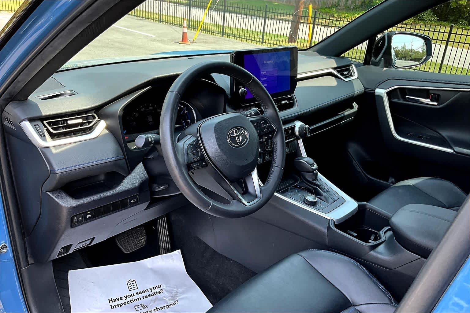 Used 2024 Cavalry Blue/Midnight Black Metallic Toyota Hybrid XSE image 18