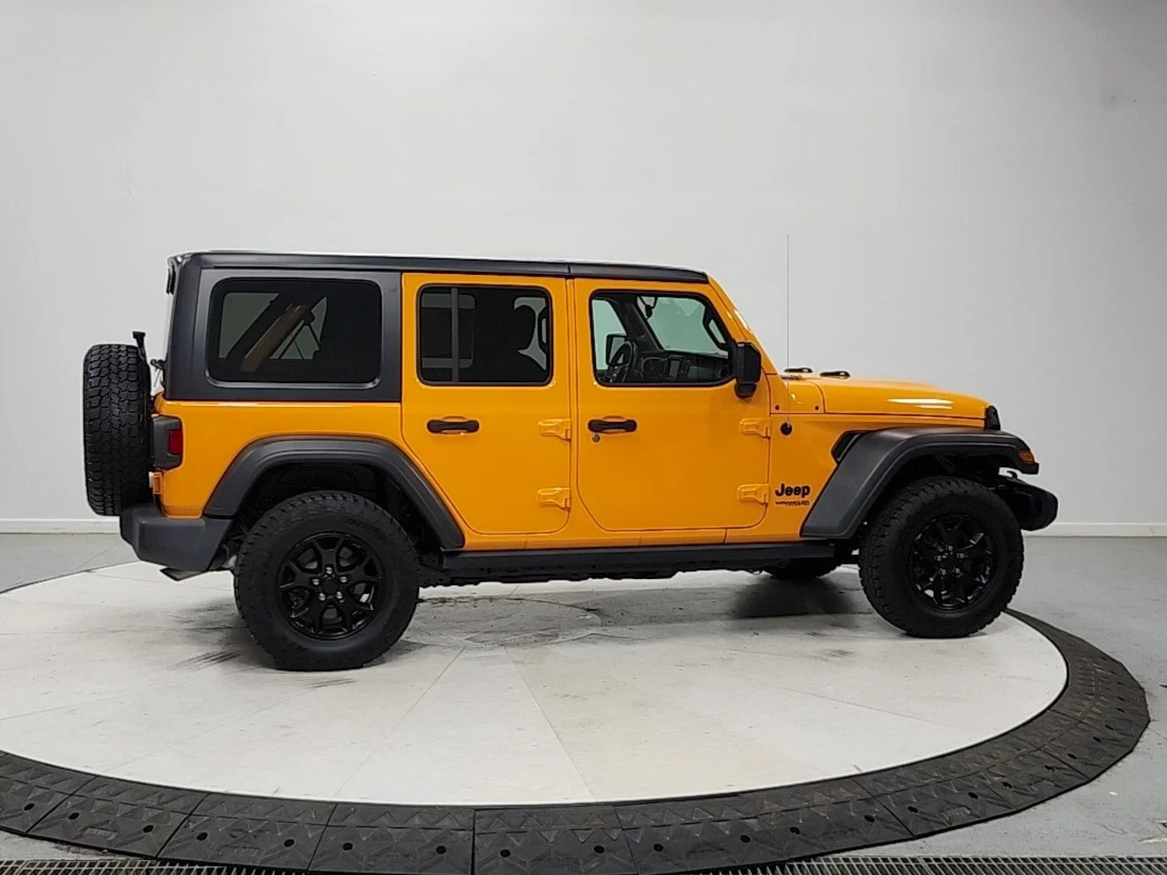 Used 2021 Orange Jeep Unlimited Willys image 8