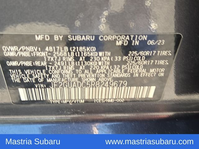 Used 2024 Gray Metallic Subaru Premium image 8