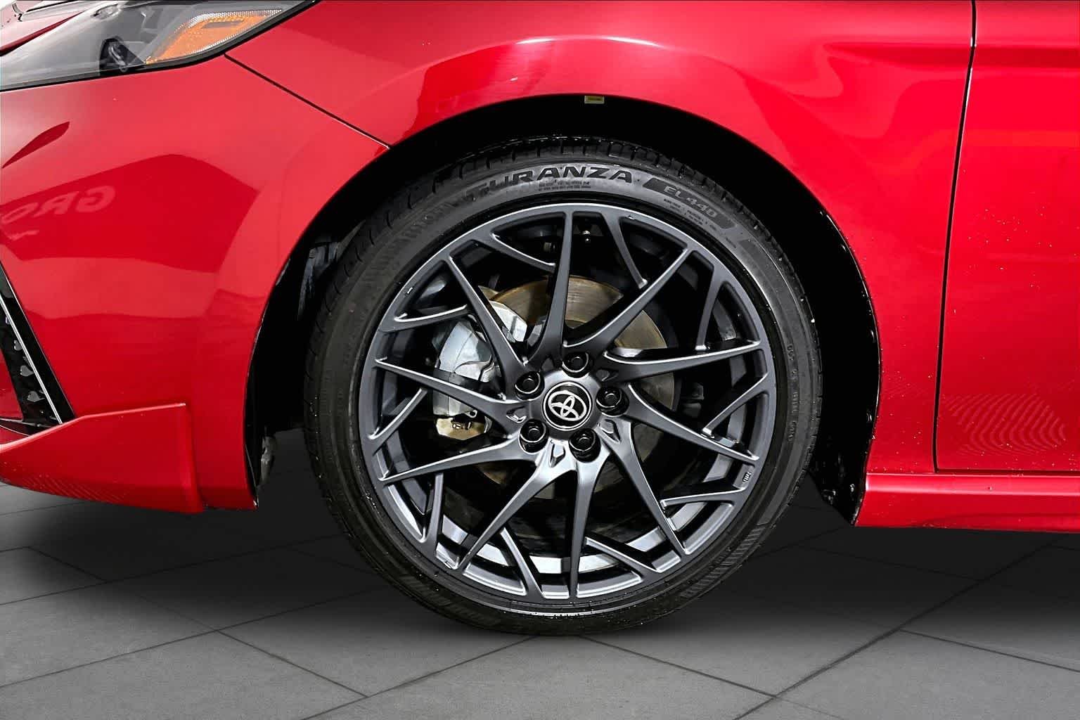 Used 2025 Supersonic Red/Midnight Black Metallic Toyota XSE image 11