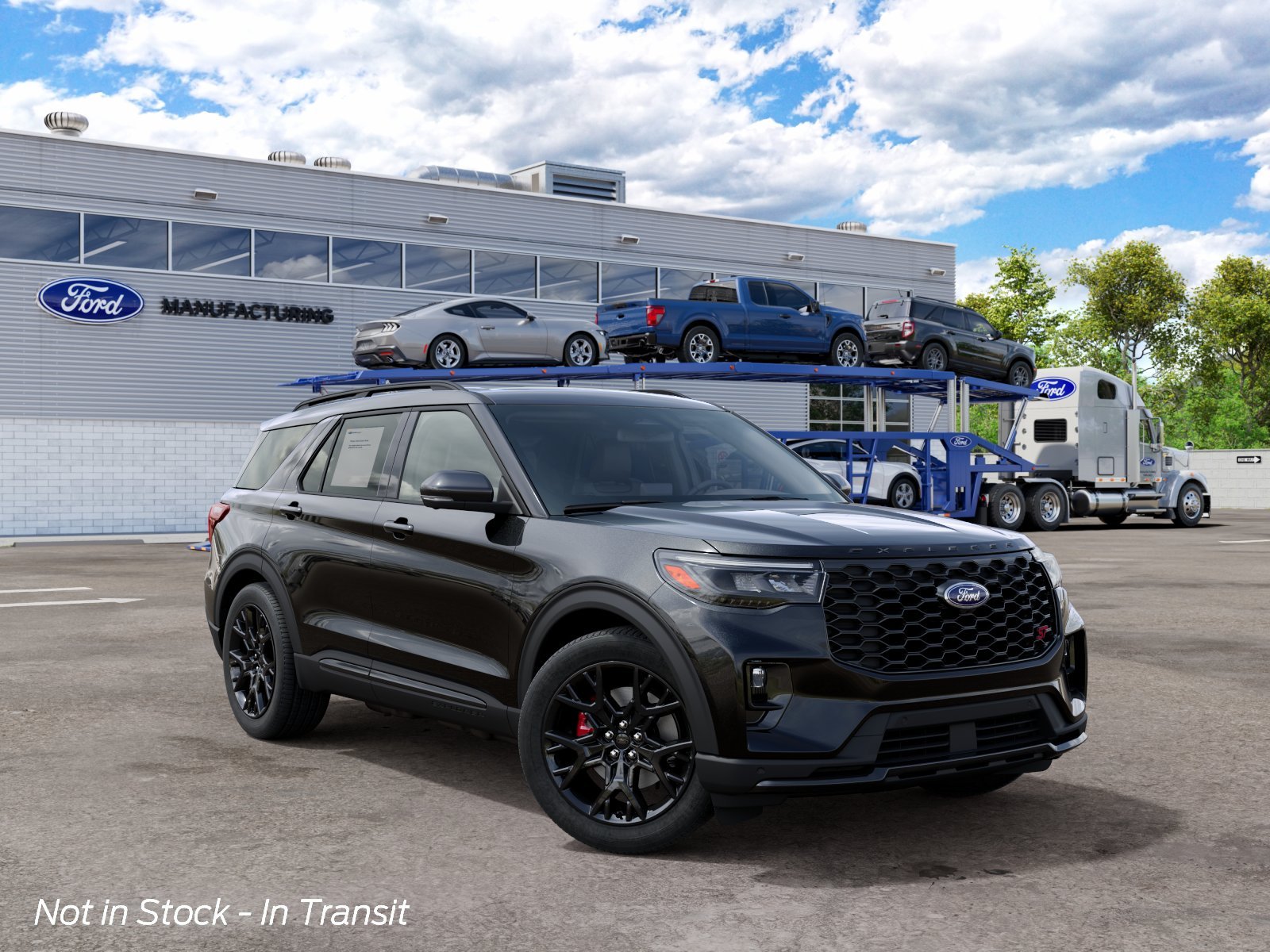 New 2027 Agate Black Metallic Ford ST image 4