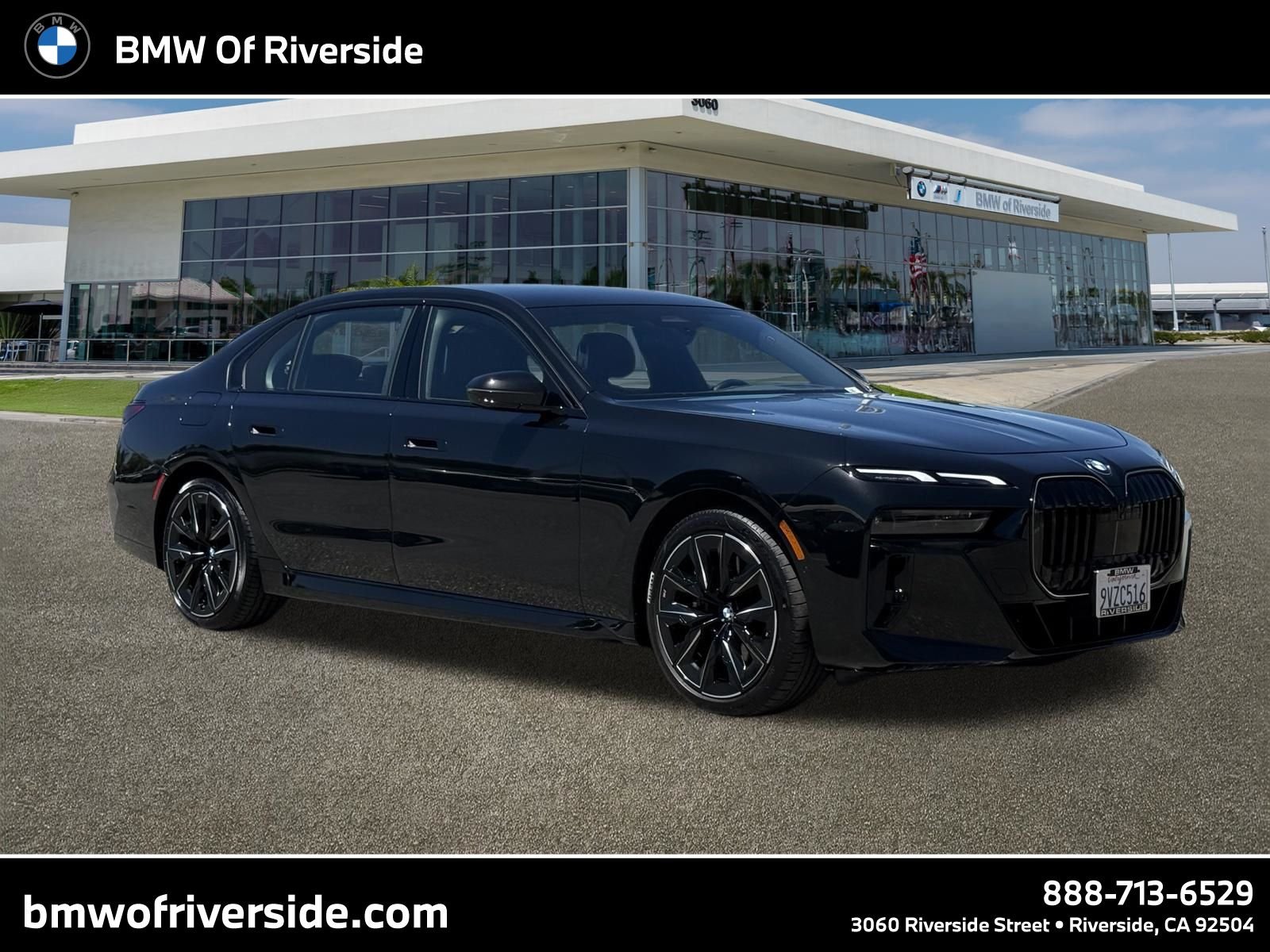 Used 2026 Black Sapphire Metallic BMW 740i image 1
