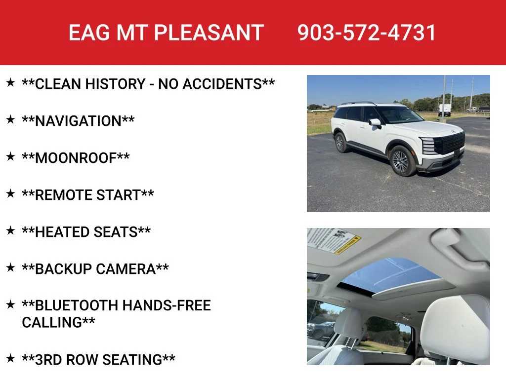 Used 2026 White Pearl Hyundai SEL Convenience image 4