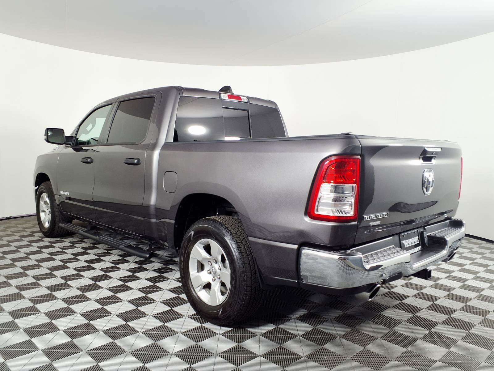 Used 2024 Granite Crystal Metallic Clearcoat Ram Big Horn image 6