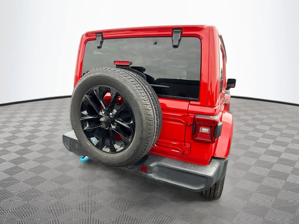 Used 2022 Red Jeep Unlimited Sahara 4xe image 7