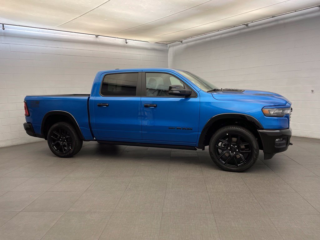 New 2026 Hydro Blue Pearl-Coat Exterior Paint RAM Laramie America 250 image 2