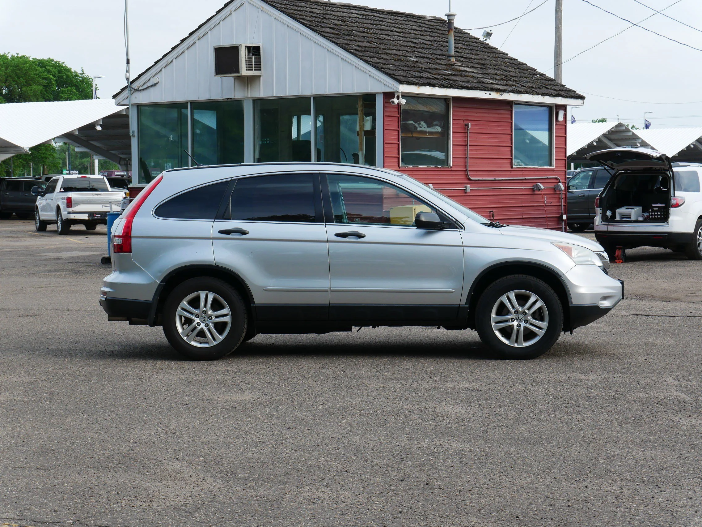 Used 2010 Honda CR-V EX with VIN 3CZRE4H52AG704451 for sale in White Bear Lake, Minnesota