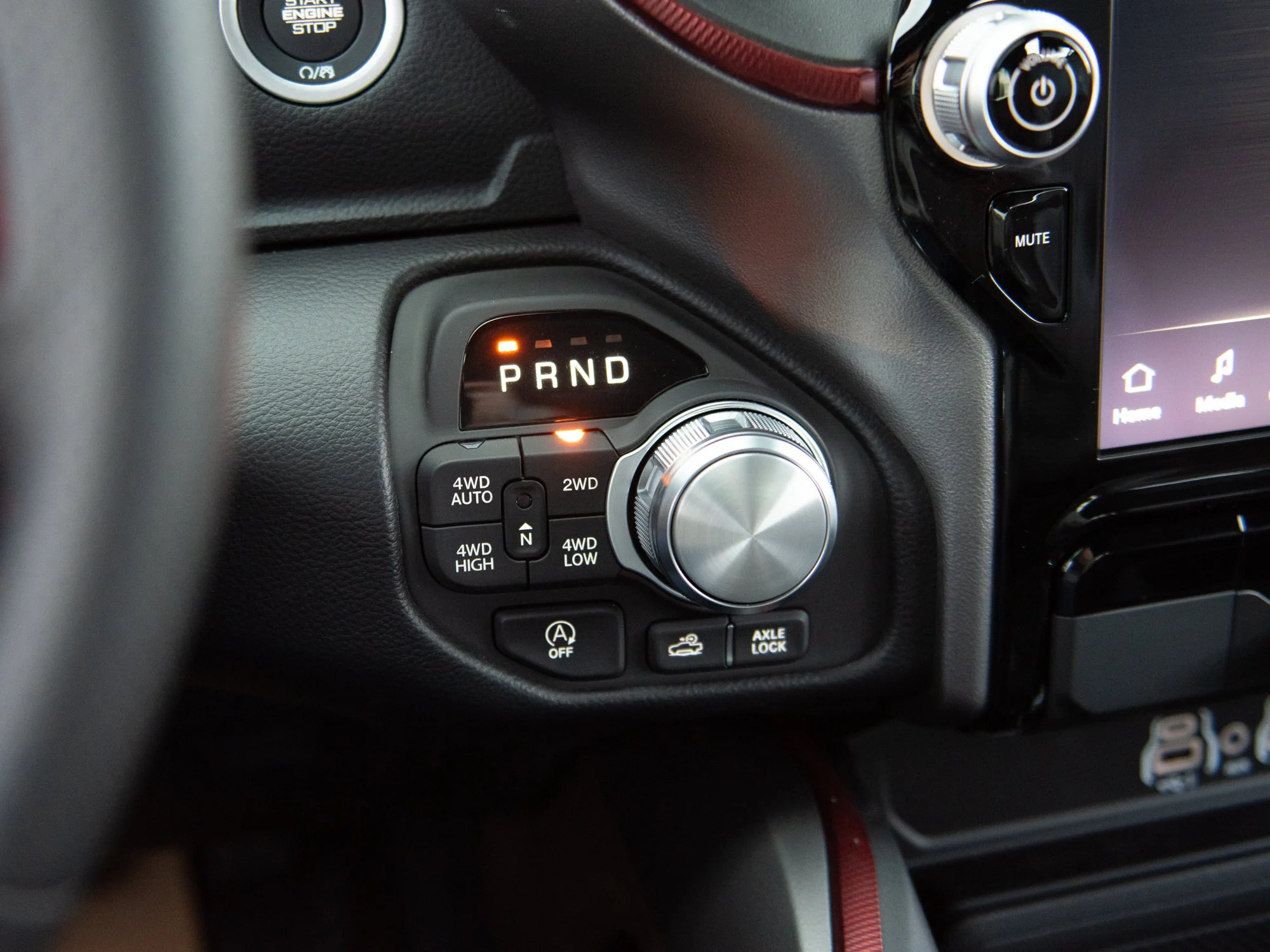 New 2026 White RAM Rebel* Crew Cab 4x4, Heated Seats/Wheel, 33 Inch A/T Tires, Rear Locking Diff image 17