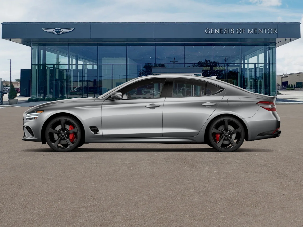 New 2026 Savile Silver Metallic Genesis 3.3T AWD Sport Prestige image 3