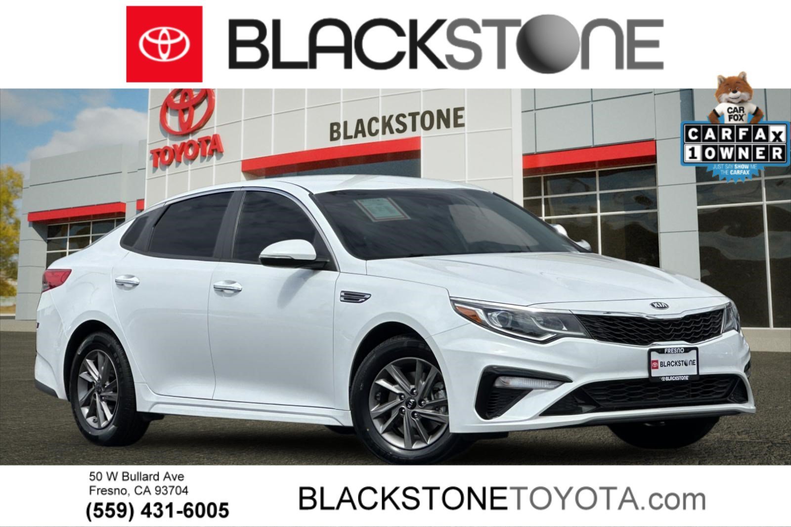 Used 2020 Snow White Pearl Kia LX image 1