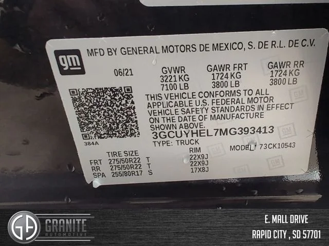 Used 2021 Black Chevrolet High Country image 31