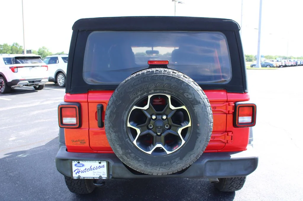 Used 2021 Firecracker Red Clearcoat Jeep Unlimited Sport S image 8
