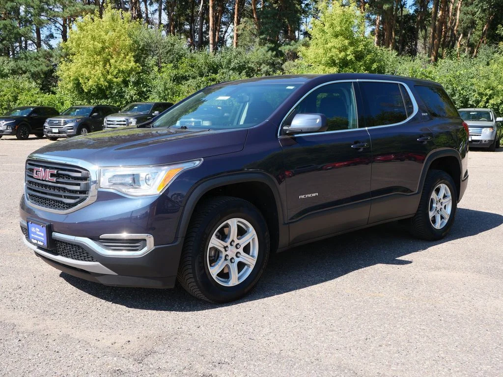 Certified 2019 GMC Acadia SLE-1 with VIN 1GKKNRLS6KZ187565 for sale in White Bear Lake, Minnesota