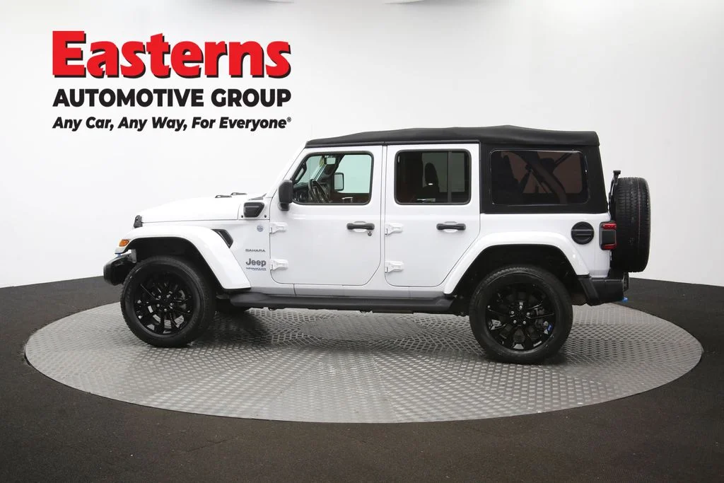 Used 2022 White Jeep Unlimited Sahara 4xe image 62
