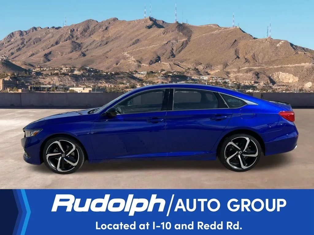Used 2021 Blue Honda Sport image 2