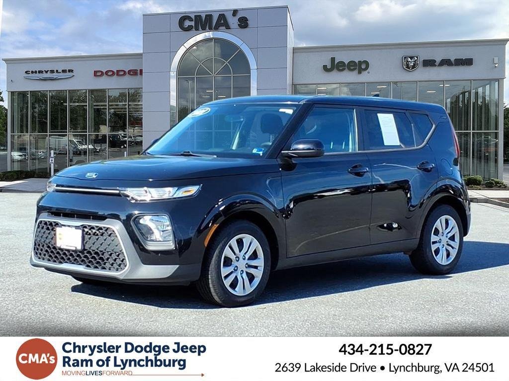 Used 2021 Cherry Black Kia LX image 1