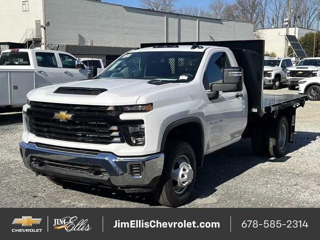 New 2025 Summit White Chevrolet Work Truck image 4