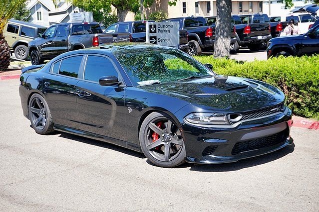Used 2019 Black Dodge SRT Hellcat image 2