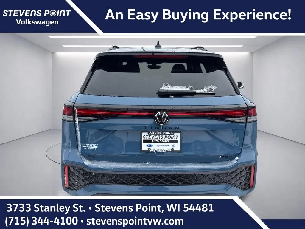 New 2026 Monterey Blue Pearl Volkswagen 2.0T SE R-Line Black image 4
