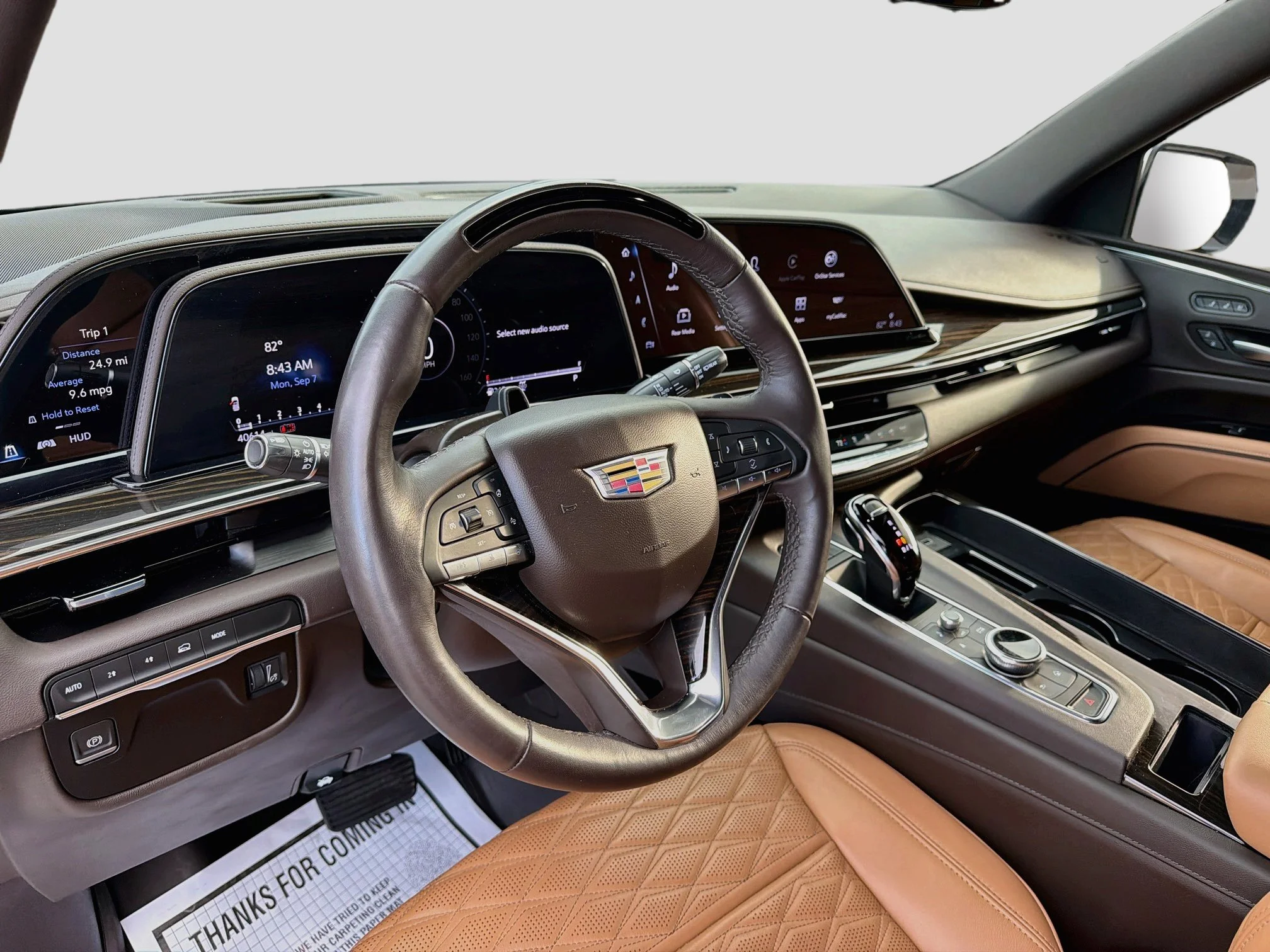 Used 2023 Crystal White Tricoat Cadillac 4WD Premium Luxury image 27
