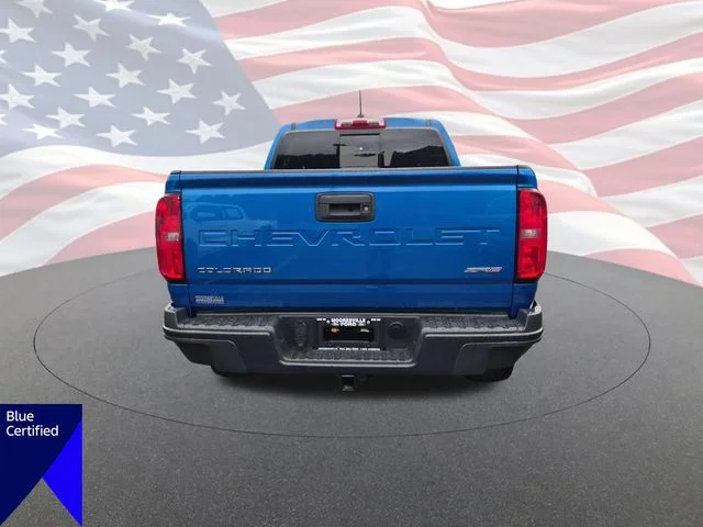 Certified Used 2022 Blue Chevrolet ZR2 image 4