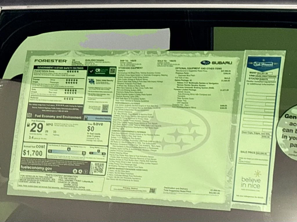 New 2026 DAYBREAK BLUE PEARL Subaru Limited image 25