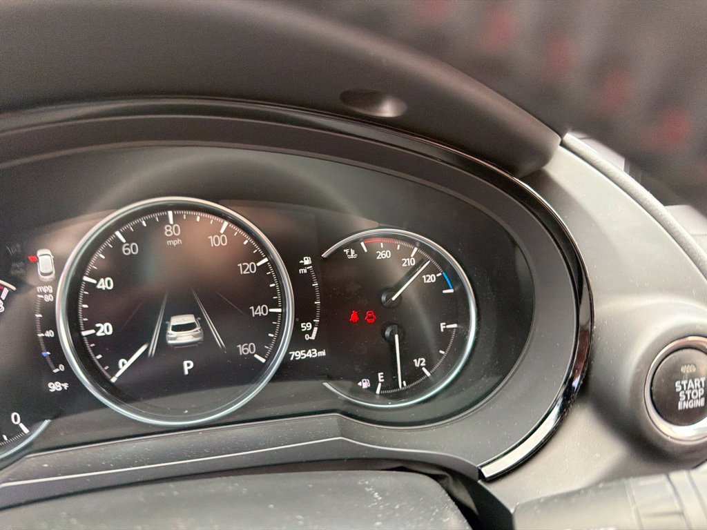 Used 2022 Polymetal Gray Metallic Mazda Carbon Edition image 11