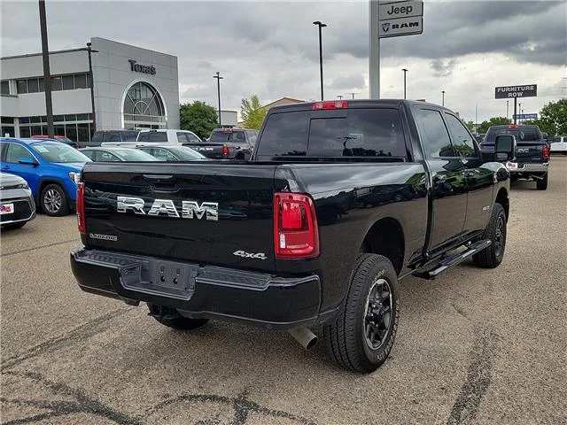 Used 2026 Diamond Black Crystal Pearlcoat RAM Laramie 4x4 Crew Cab 6.3 ft. box 149 in. WB image 4