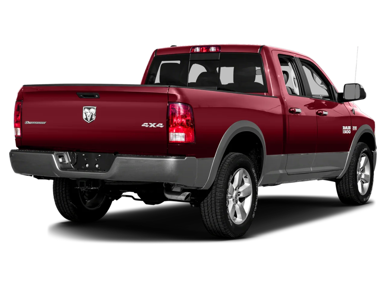 Used 2015 Deep Cherry Red Crystal Pearlcoat RAM Big Horn image 2