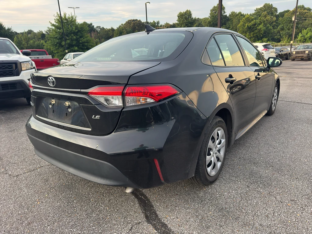Used 2024 Midnight Black Metallic Toyota LE image 4