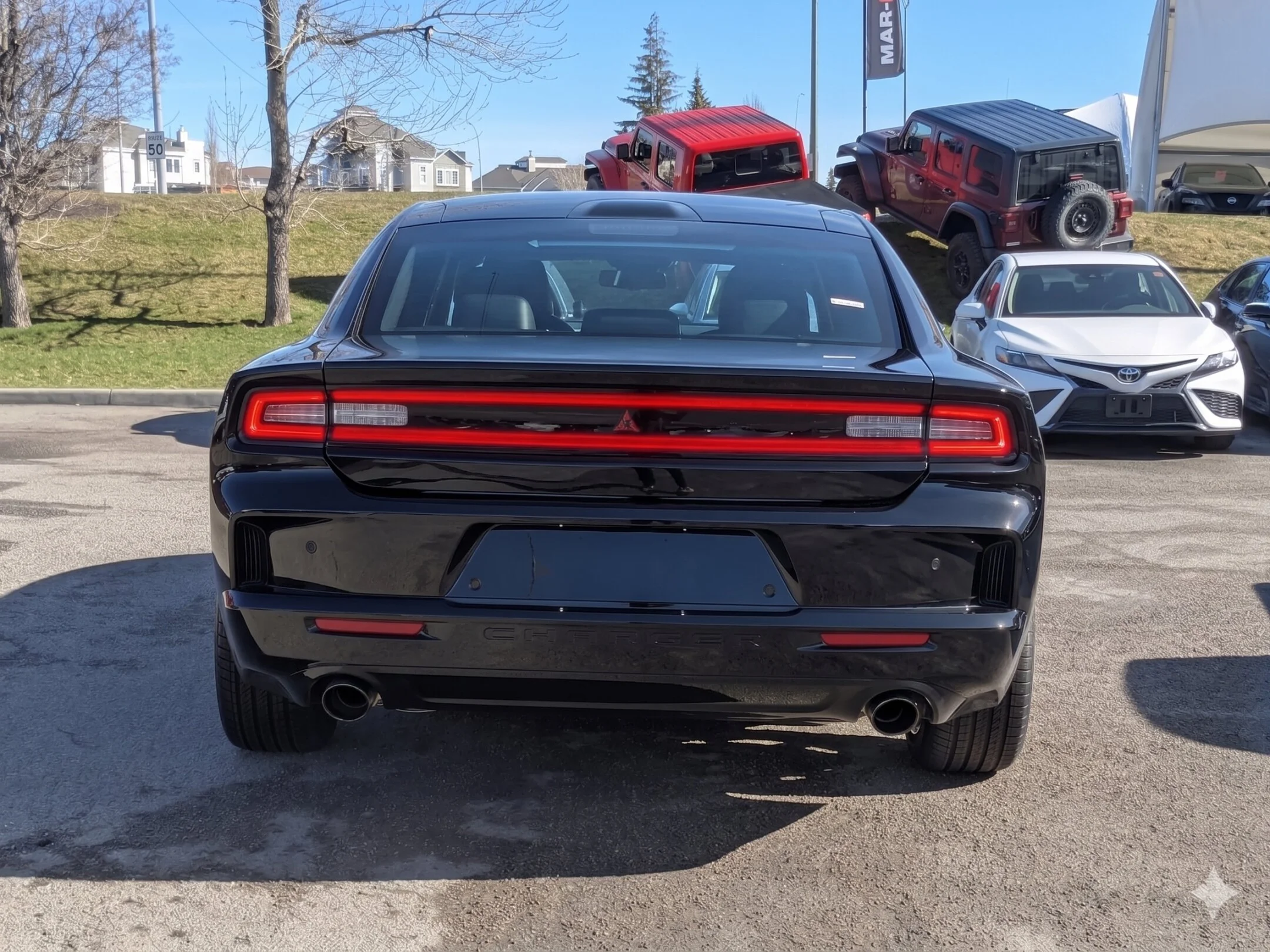 New 2026 Black Dodge R/T - - Blacktop Pkg - Driver Convenience Grp - Alpine Audio - 20 Black Wheels & More! image 7