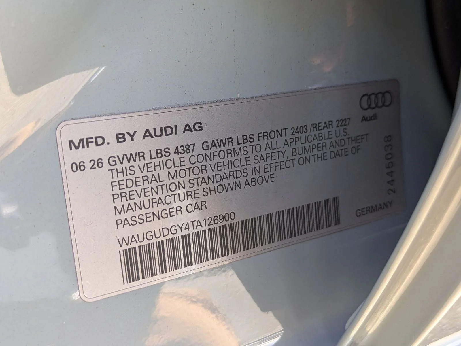 New 2026 Gray Audi  image 17