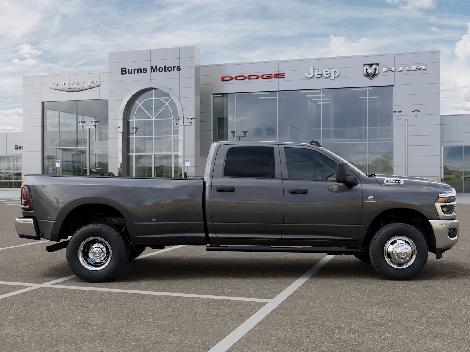 New 2026 Granite Crystal Metallic Clear-Coat Exterior Paint RAM Tradesman Dually image 47