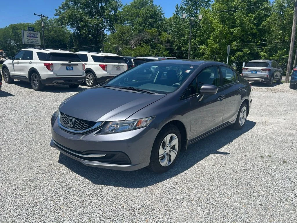 Used 2014 Honda Civic LX with VIN 2HGFB2F52EH540697 for sale in Tipton, IN