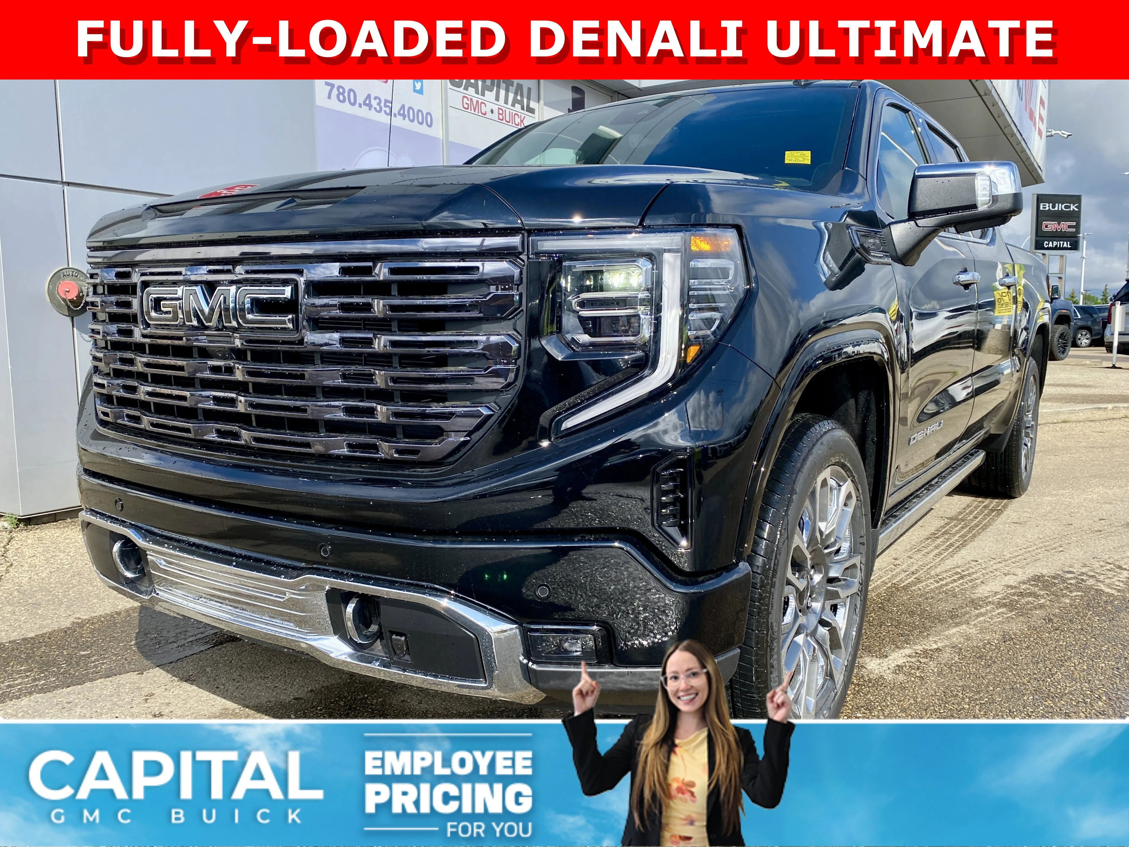 New 2026 ONYX BLACK GMC Denali Ultimate image 1