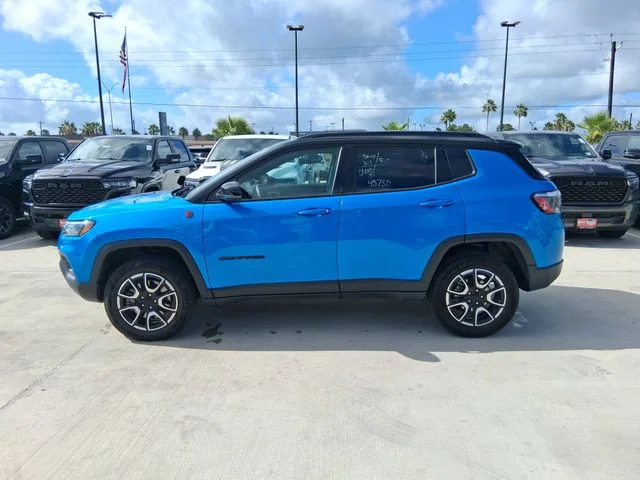 Used 2024 Blue Jeep Trailhawk image 4