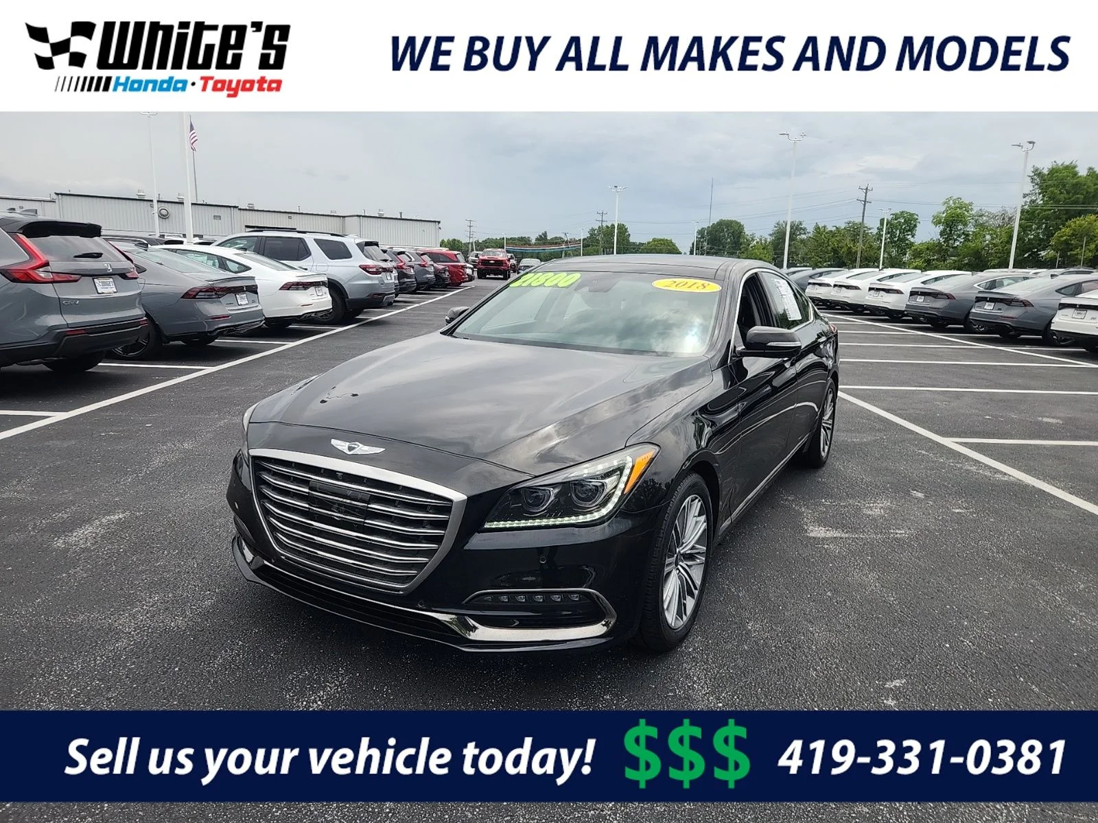 Used 2018 Black Genesis 3.8 image 1
