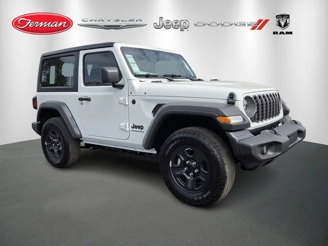New 2026 Bright White Clear-Coat Exterior Paint Jeep Sport image 1
