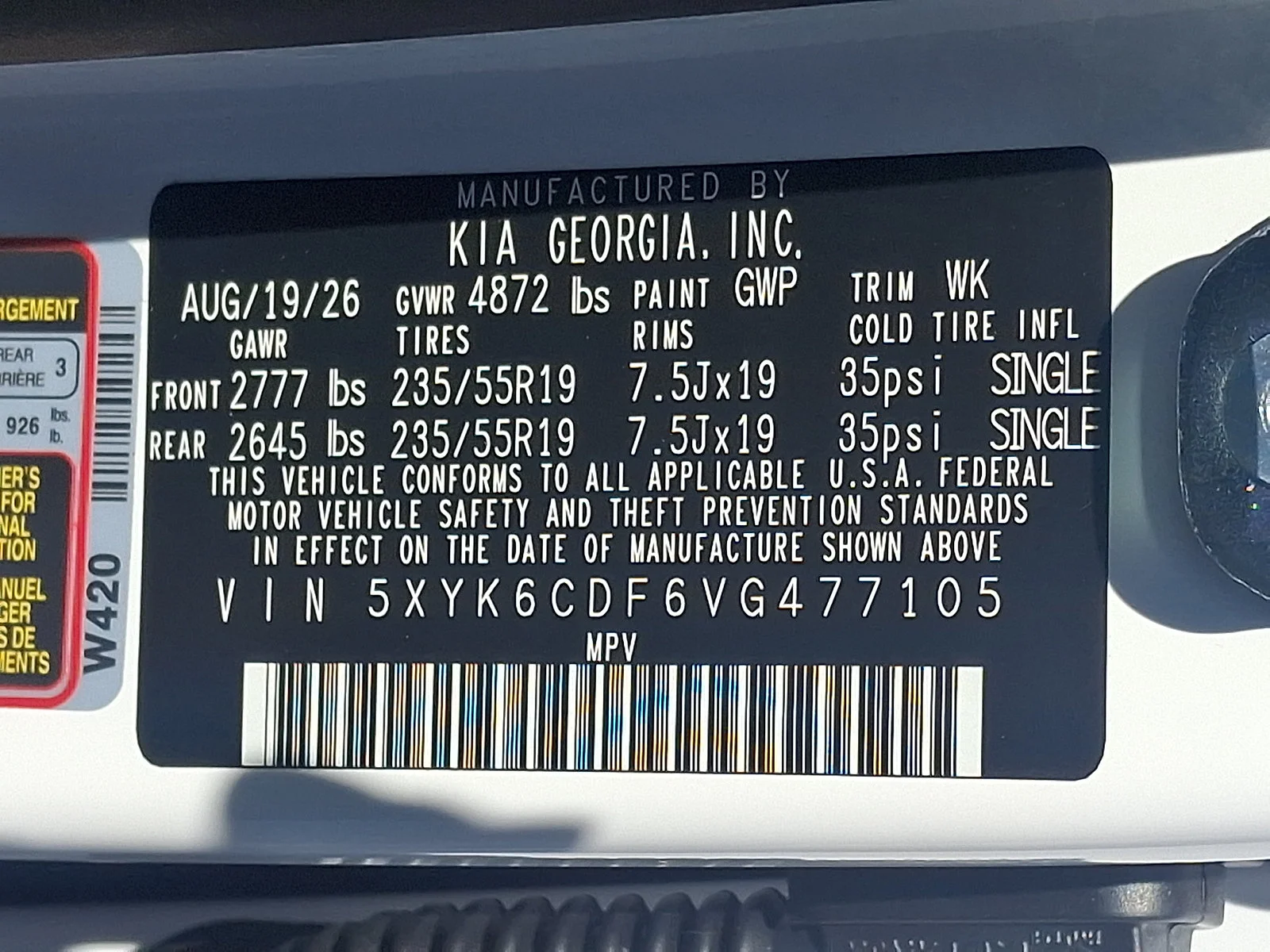 New 2027 White Kia X-Line image 21