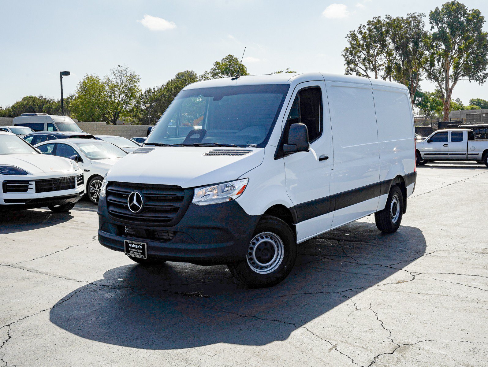 New 2026 Arctic White Mercedes-Benz 2500 Standard Roof I4 Diesel 144 Worker RWD image 1