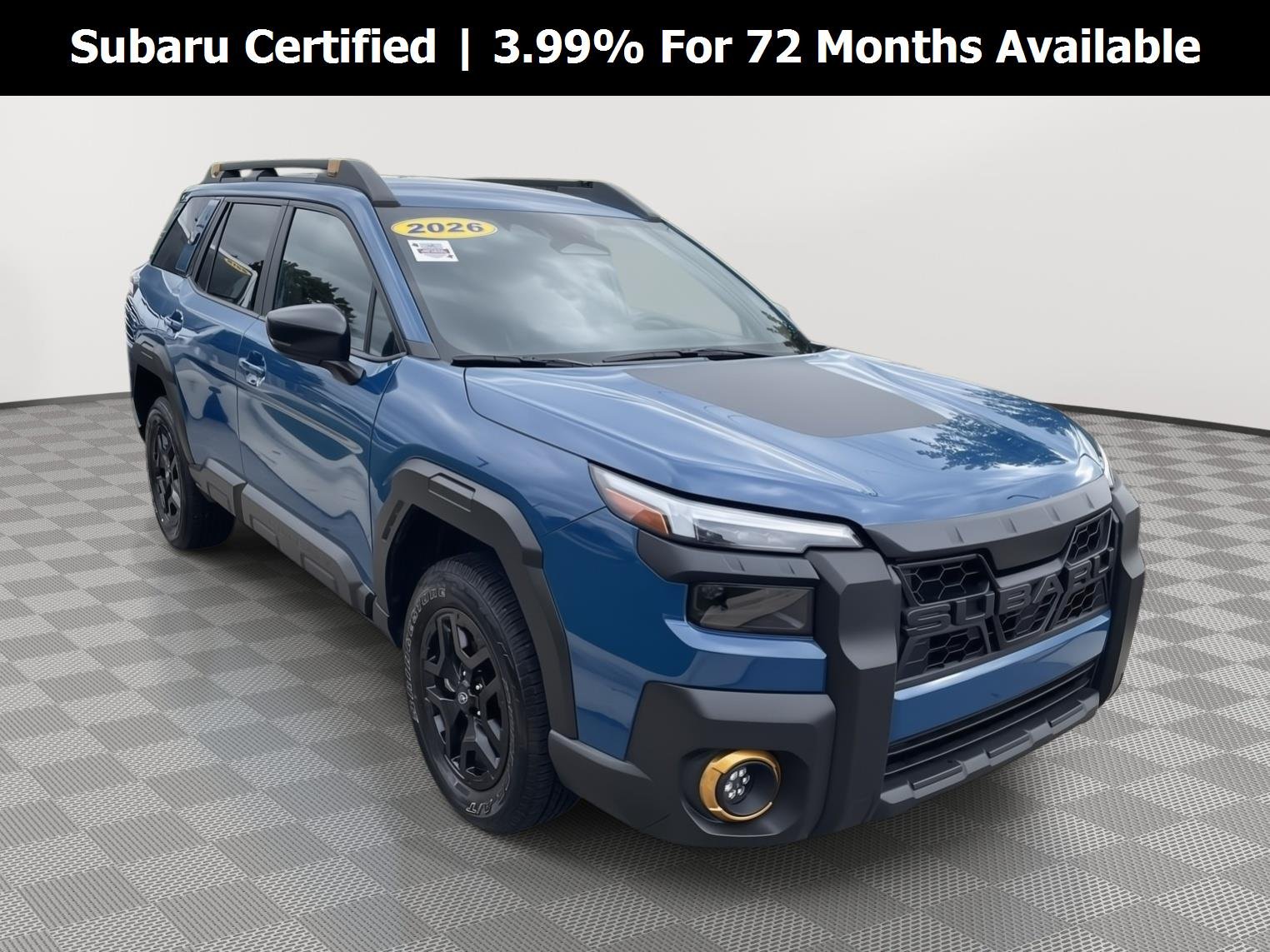 Certified Used 2026 Geyser Blue Subaru Wilderness image 1